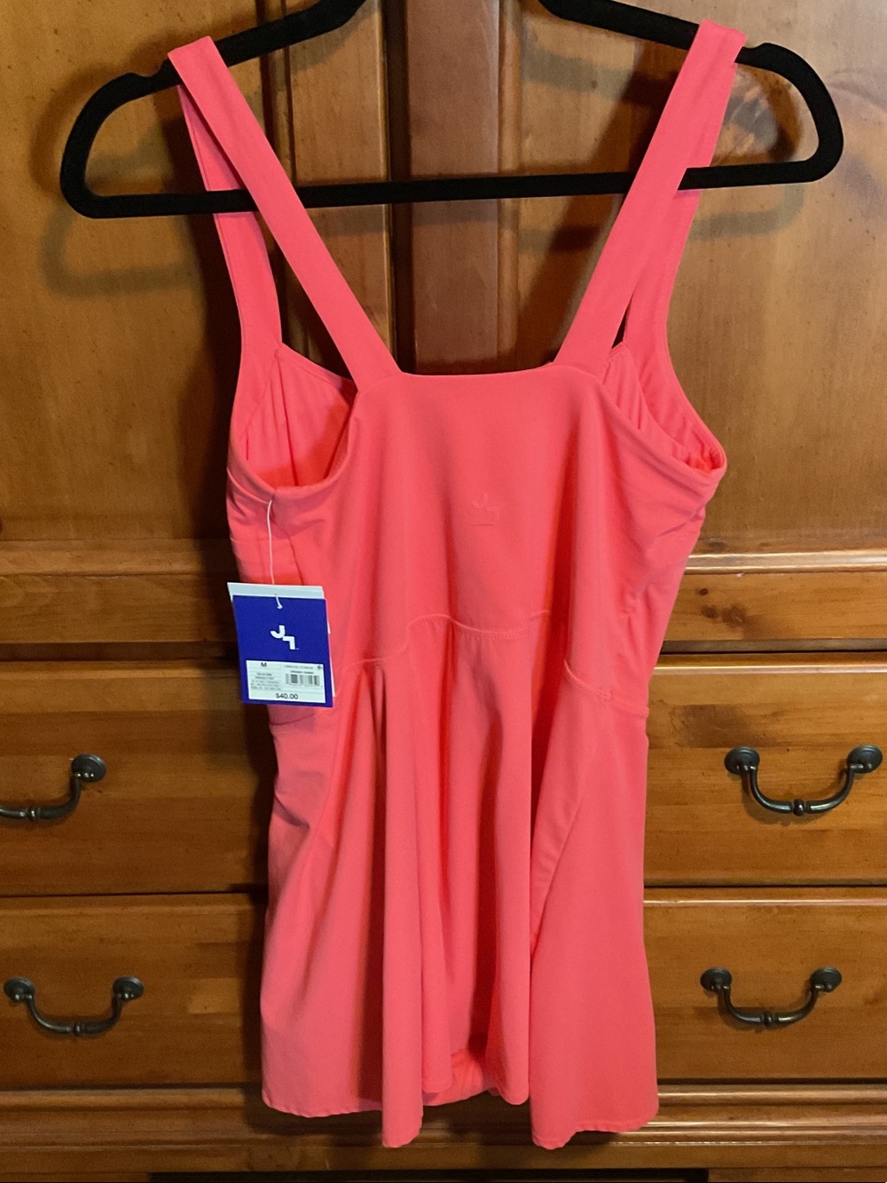 NWT JoyLab Papaya Pink Active Dress with Built in Shorts - Picture 5 of 10